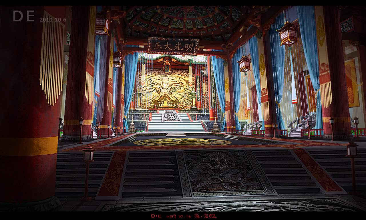 唐朝宫殿内部图片
