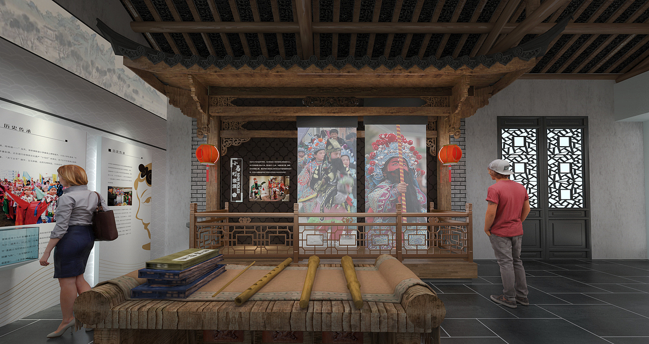 某小非遗馆（图ZMjc4OTI1MDA4） - 展陈设计 - 站酷设计师司徒小镇原创素材 - 站酷ZCOOL