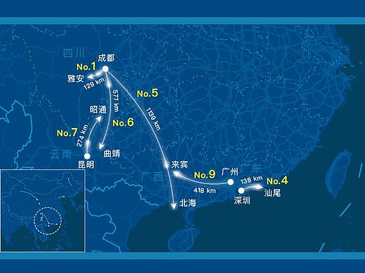 动态路径地图