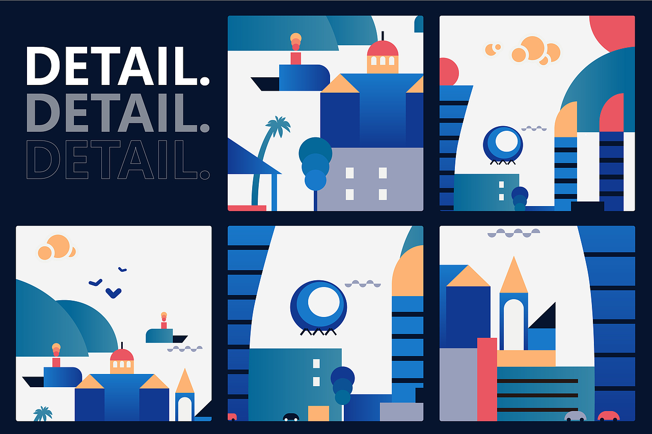 【乐划锁屏】几何琼景