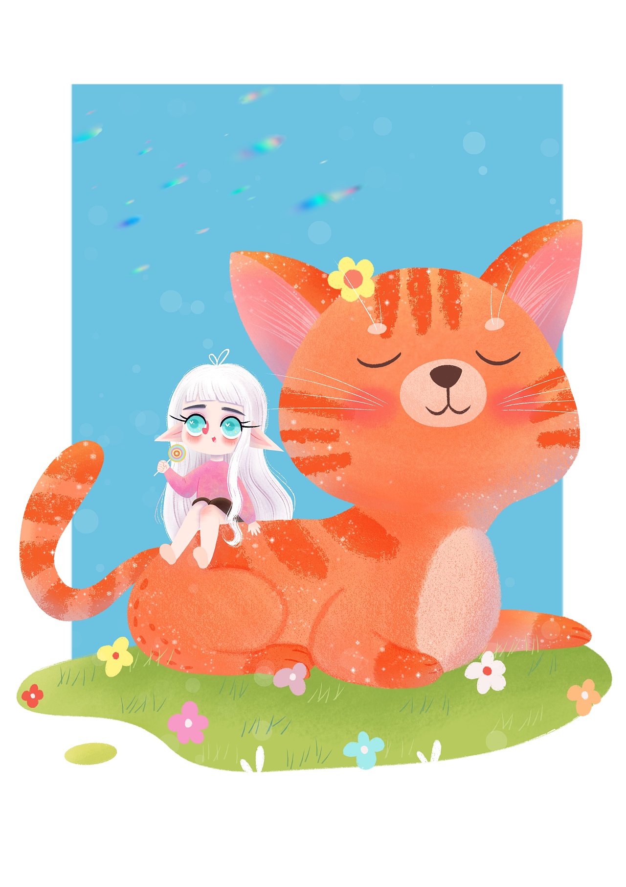 小猫咪与小精灵