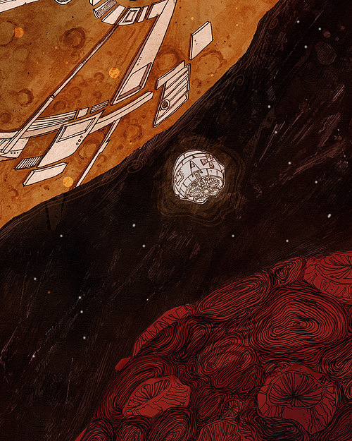 To the moon base（图ZMTU1Nzg2MjU2） - 商业插画 - 站酷设计师氿四JIUSI原创素材 - 站酷ZCOOL