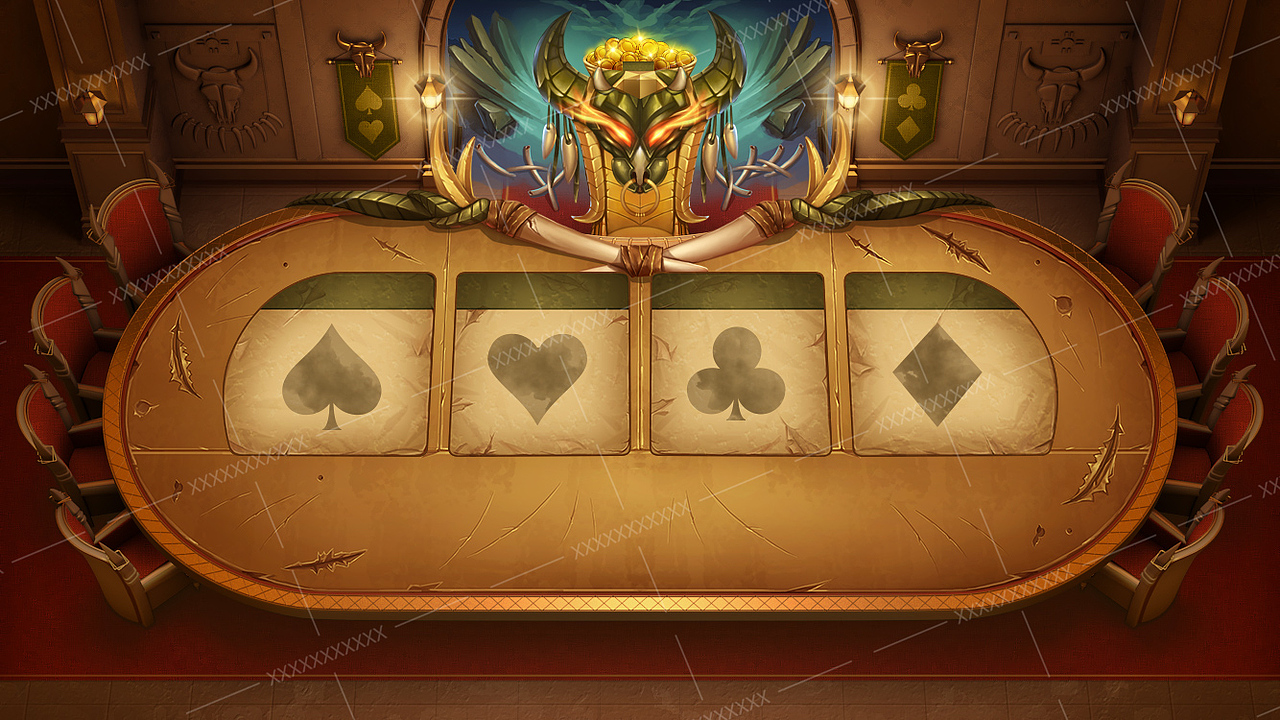 棋牌桌内（图ZMTI2MTU2MTc2） - 游戏原画 - 站酷设计师Avelin原创素材 - 站酷ZCOOL