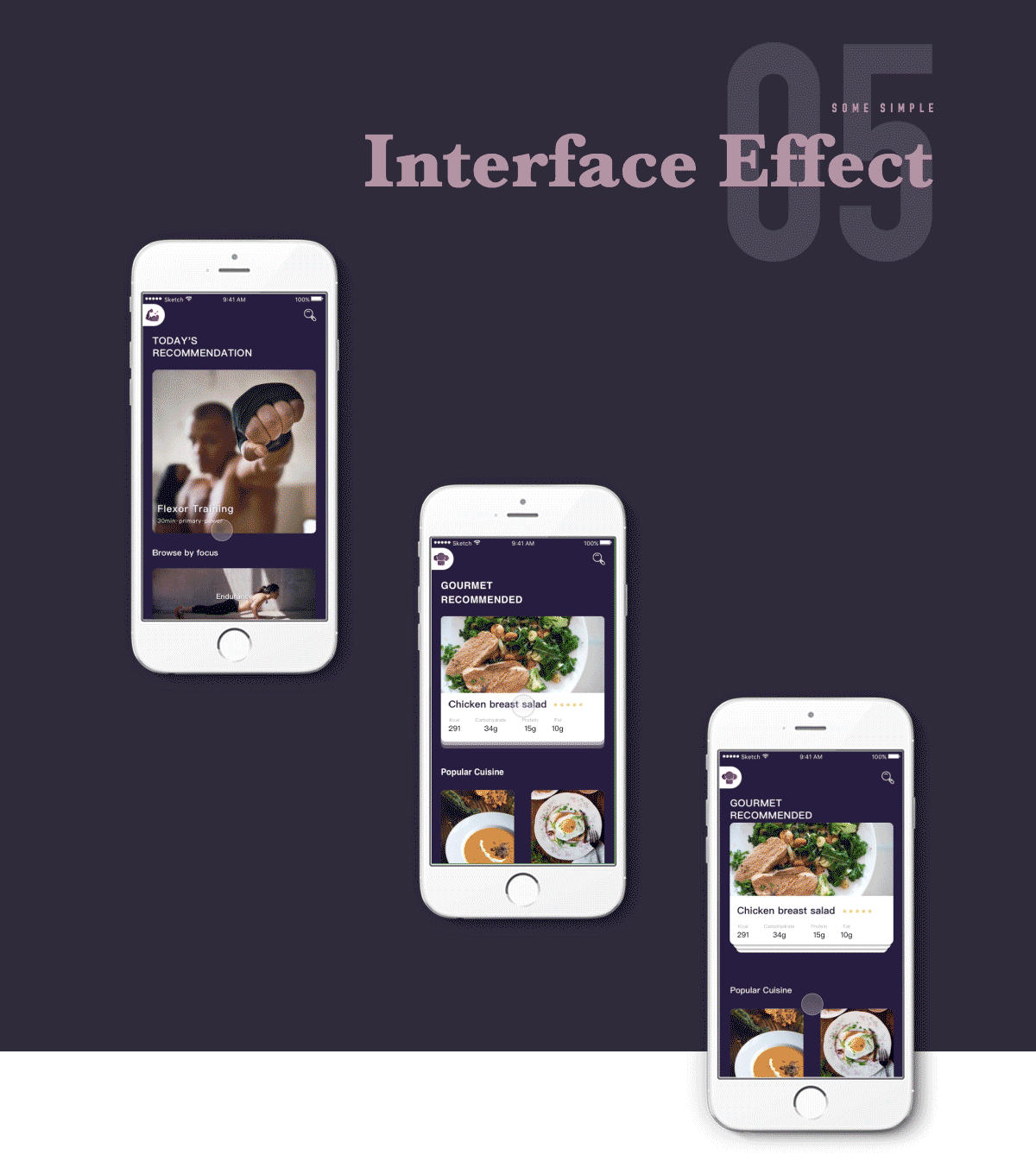 Sweat-健身类APP原创设计