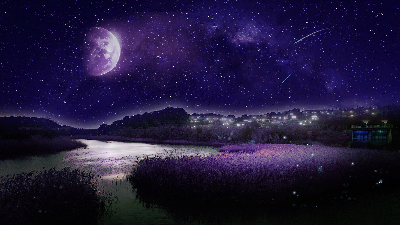 夜景，额，完全是再创作了，不能算是摄影后期了吧...其实最后呈现出什么一个效果我也不知道，刚开始完全没想到会是这种效果，或许这种期待感也是我这类有点喜欢后期但又不可控的学生党所追求的之一吧~