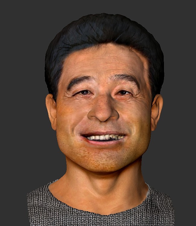 2个上贴图的人物