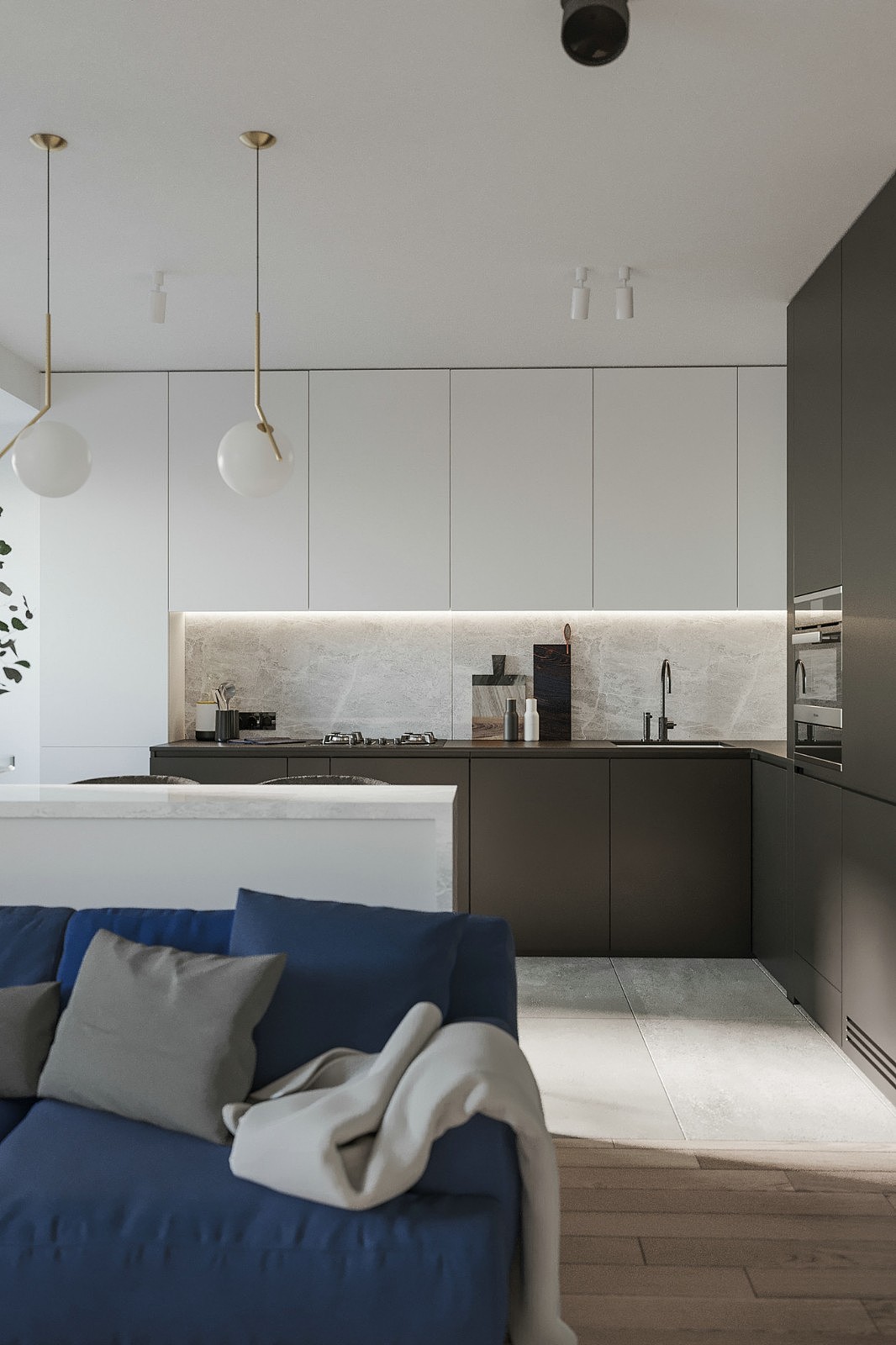 沈阳北轩装饰96平现代简约设计