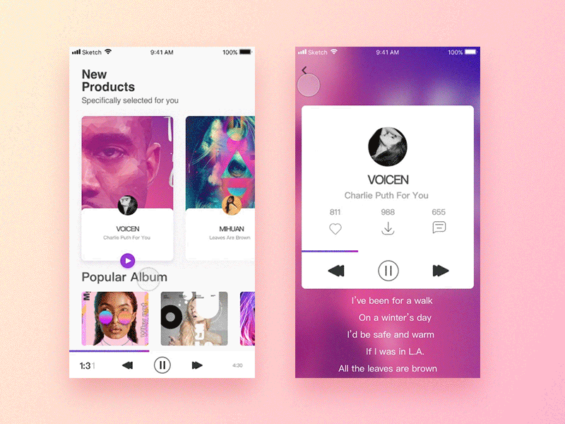 ＃Dribbble Style＃第四弹GIF（图ZMTE0OTE3MzI0） - APP界面 - 站酷设计师JOnes大伟原创素材 - 站酷ZCOOL
