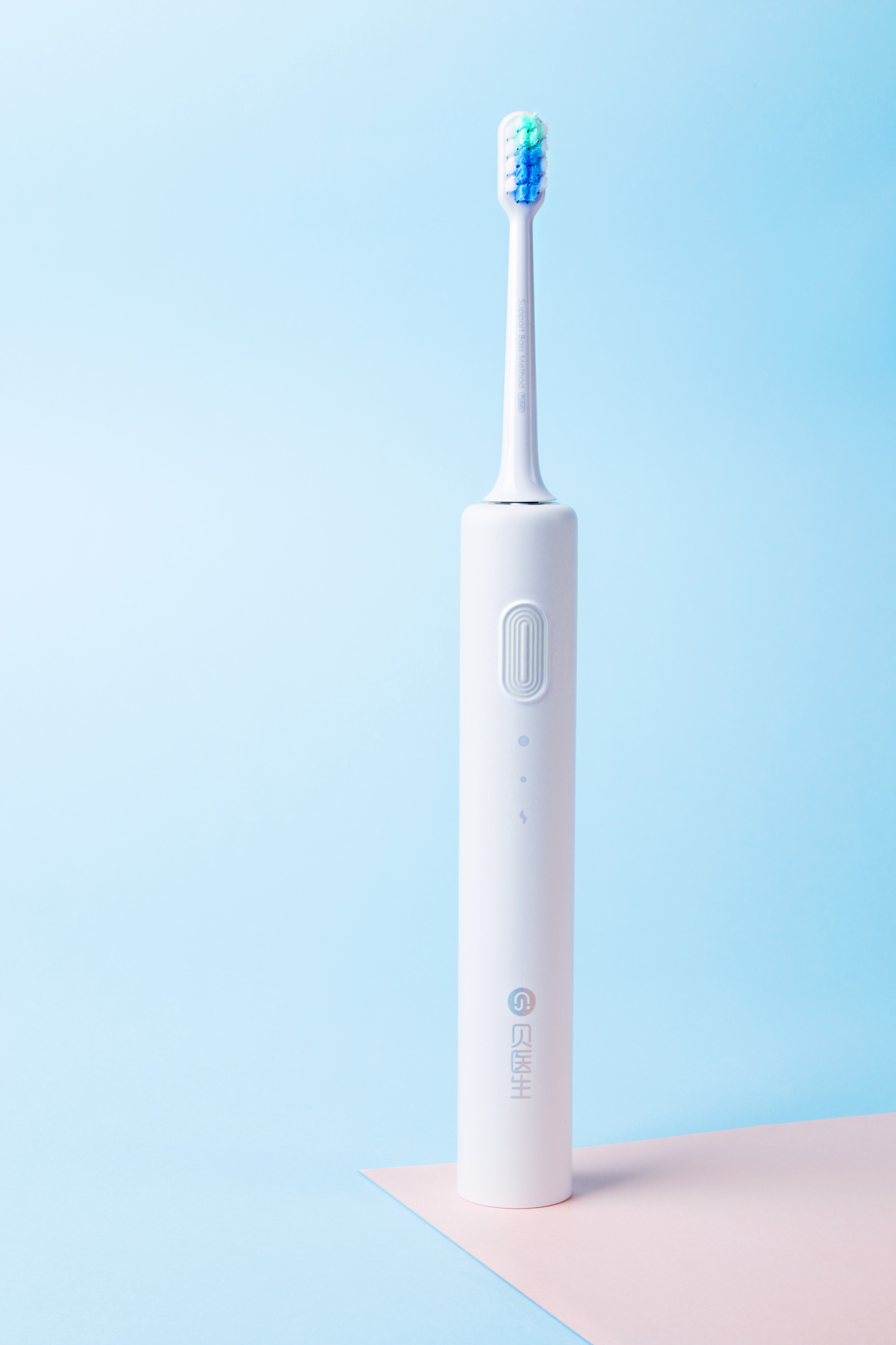 小清新电动牙刷产品拍摄