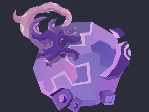 Lowpoly地图选择图标