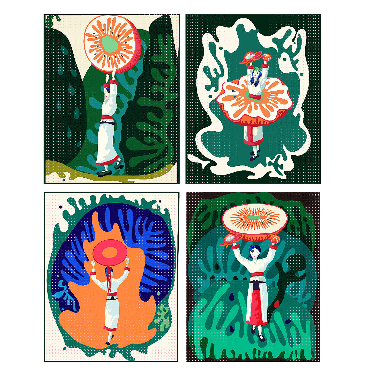 精准扶贫视野下 小沙江花瑶土特产包装设计研究（图ZMTY0NzM3NDA0） - 包装 - 站酷设计师AMYAIL原创素材 - 站酷ZCOOL