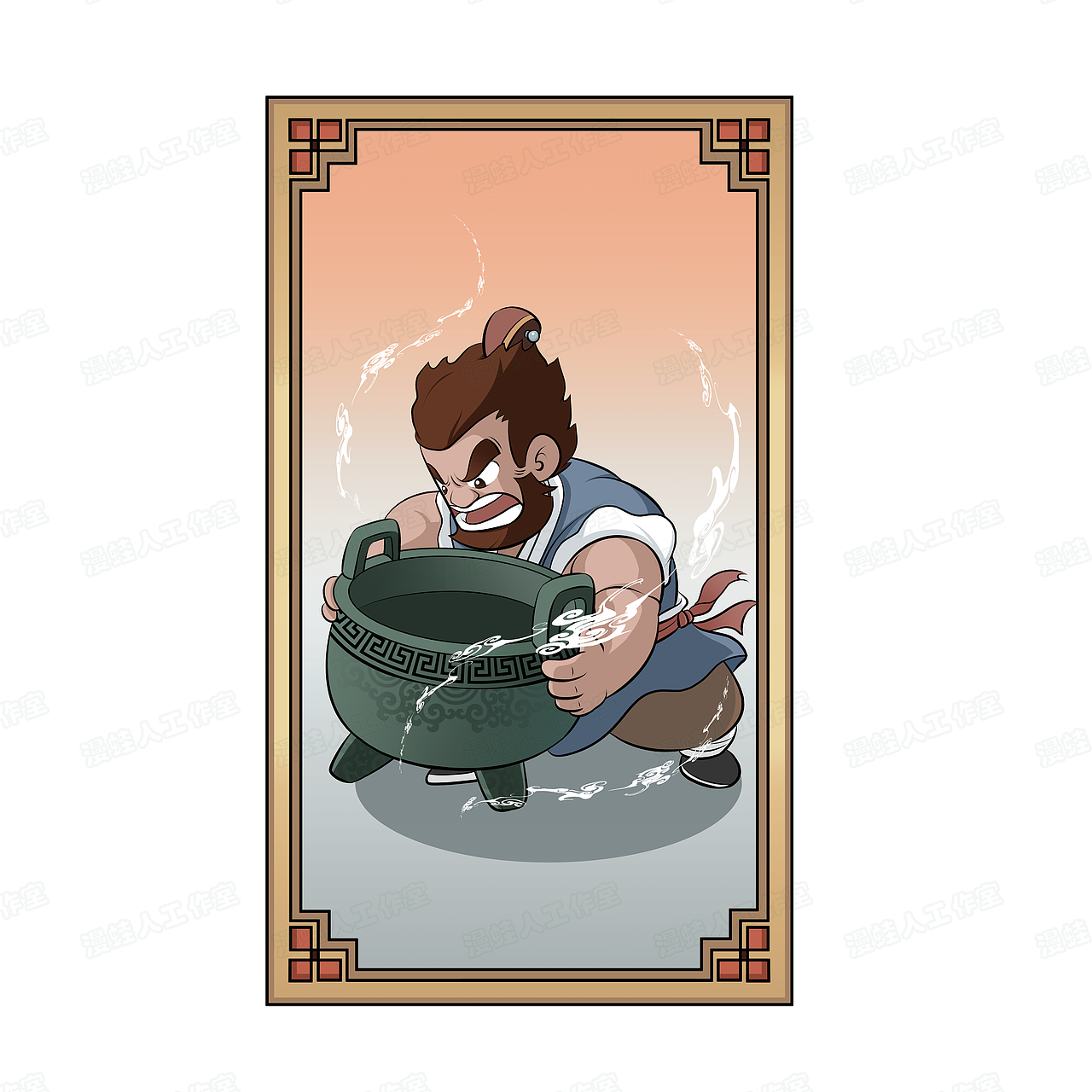 期刊杂志漫画文学插图