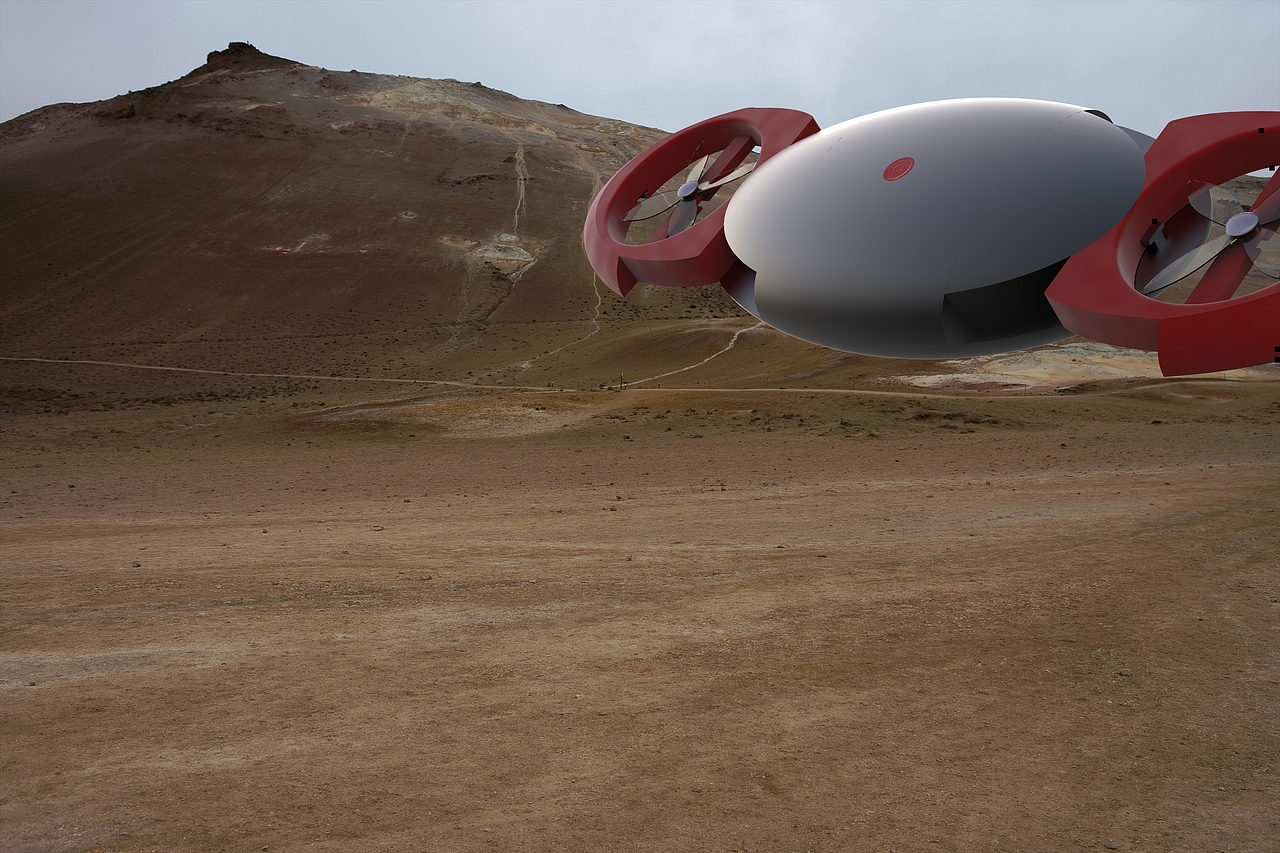 一款投影式无人机的设计