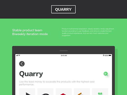 Quarry-High quality unused goods trading