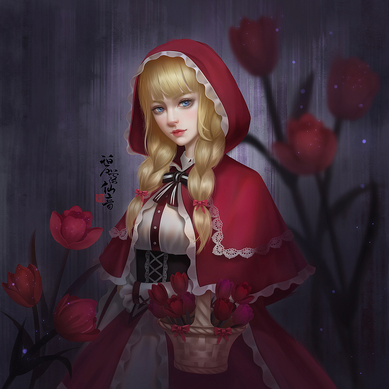 小红帽（图ZMTM1NzAyNDM2） - 创作习作 - 站酷设计师碧落仙音原创素材 - 站酷ZCOOL