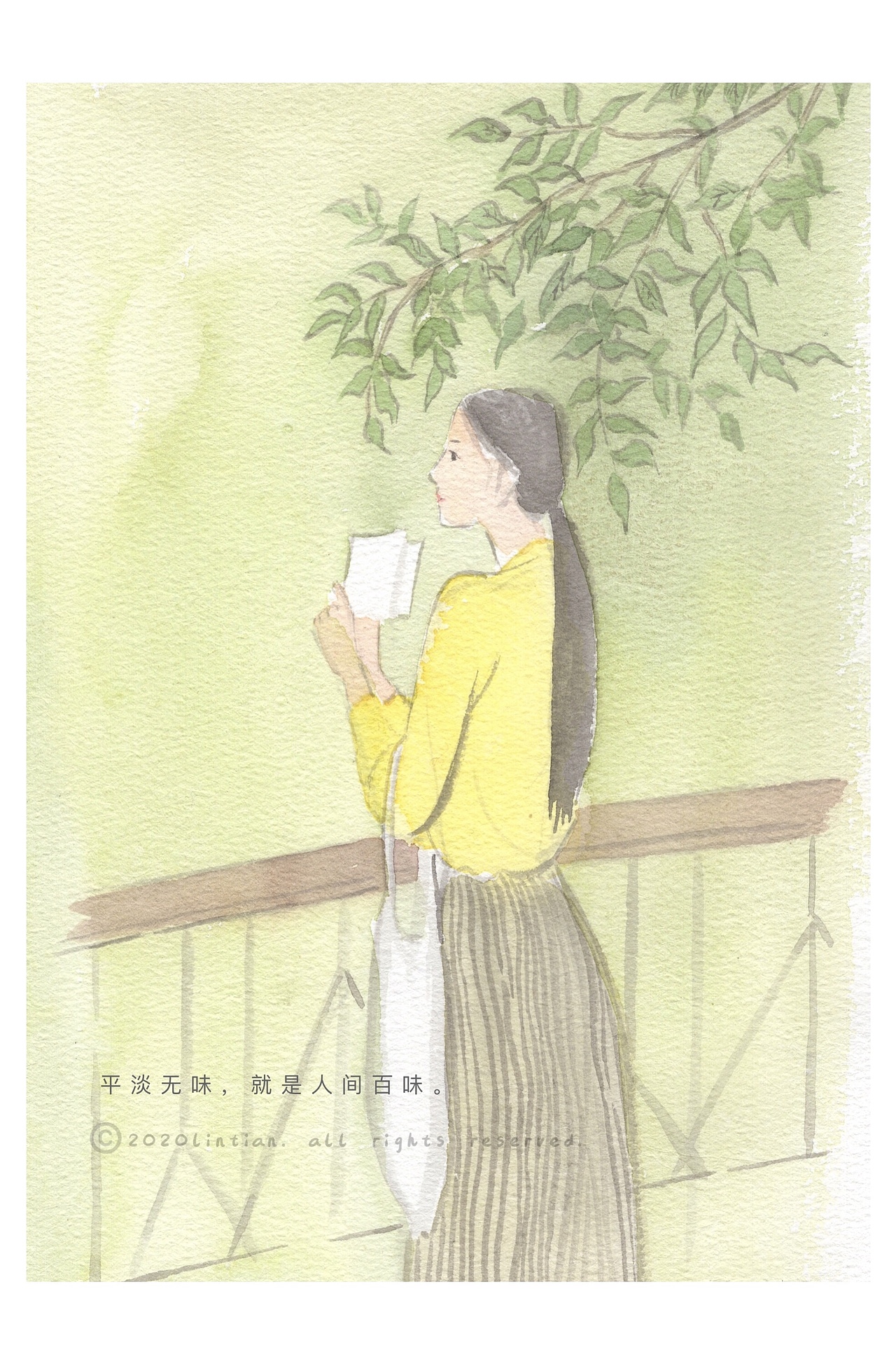 【水彩日记】一组人物水彩