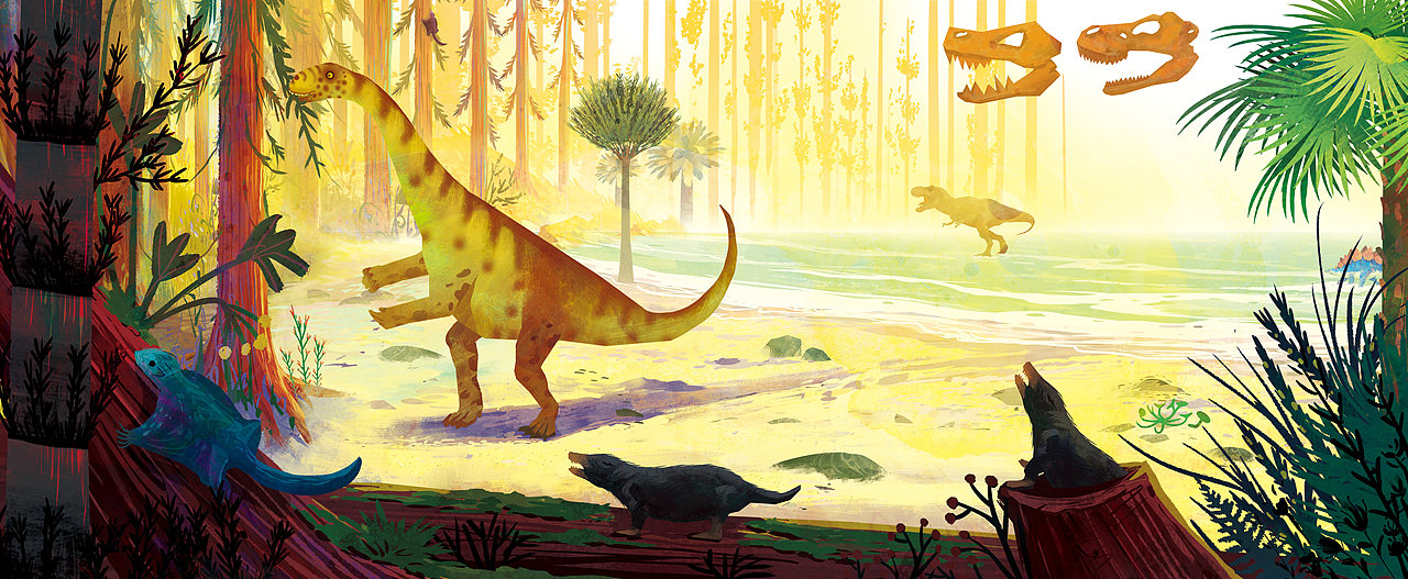 《穿越时空的自然博物馆》绘本合集