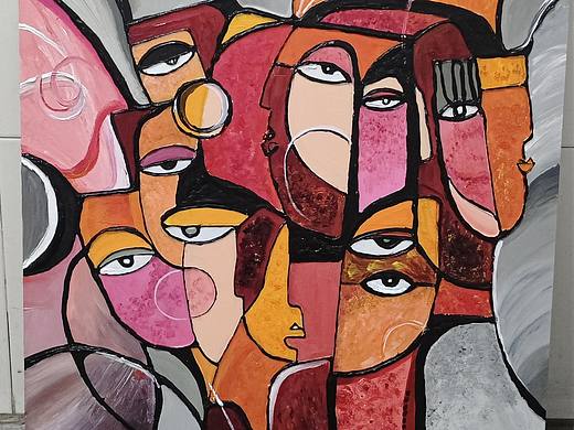 创意画，有很多不足，欢迎大家批评指正不是原创