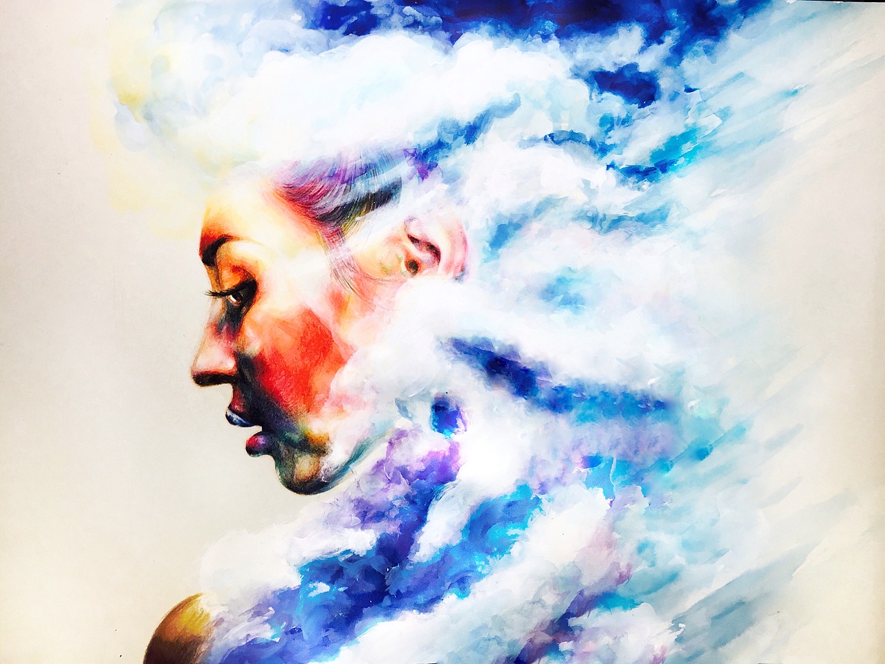 云雾——手绘彩铅