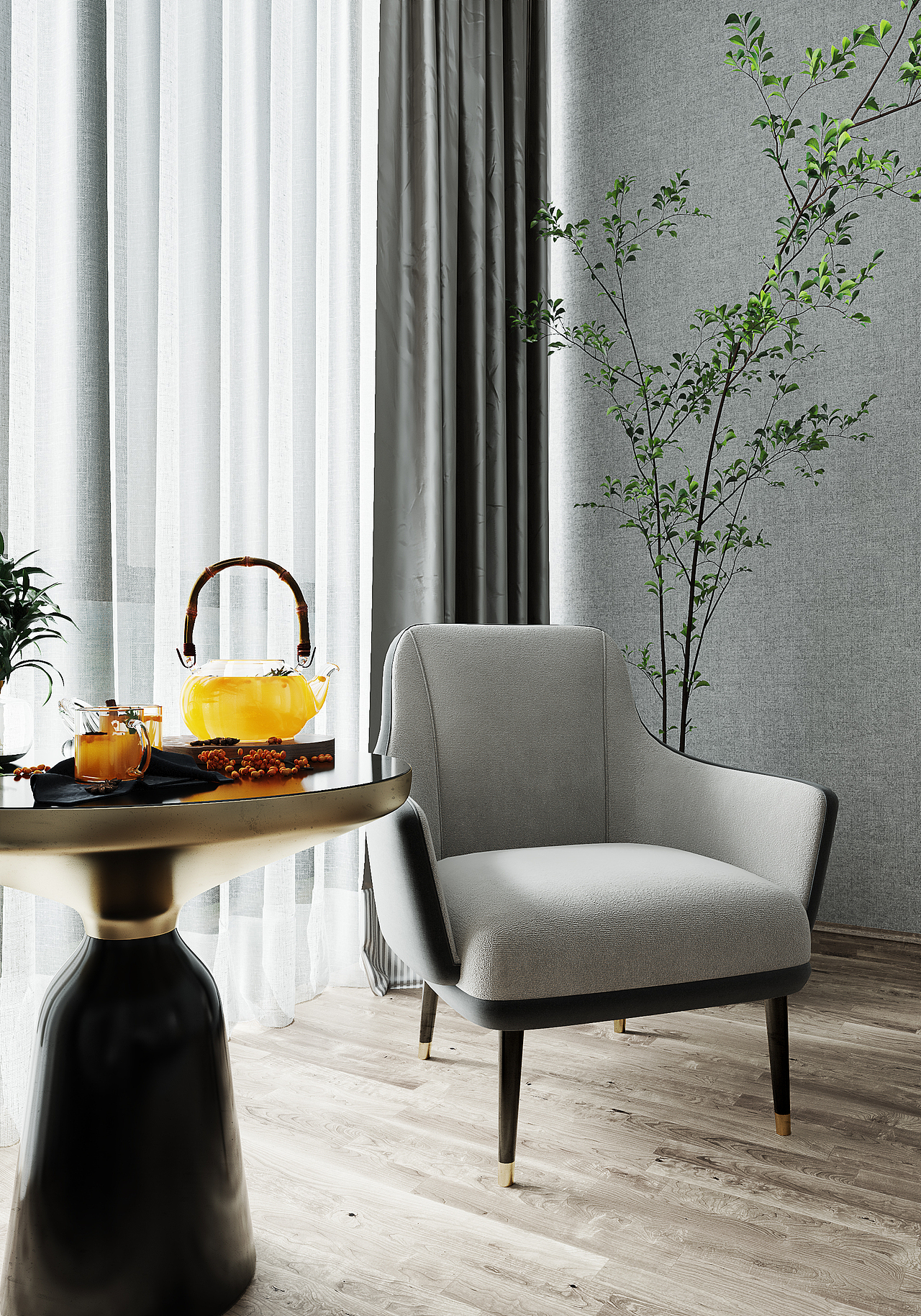 现代卧室（图ZMjQ3OTU4MTIw） - 家装设计 - 站酷设计师5个半大柠檬C原创素材 - 站酷ZCOOL