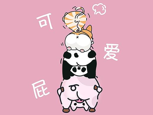 可爱屁——淘宝图标皮肤设计（个人主页-ZNTUwNzAzOTY=） - 主题/皮肤 - 站酷设计师关于川洋原创素材 - 站酷ZCOOL