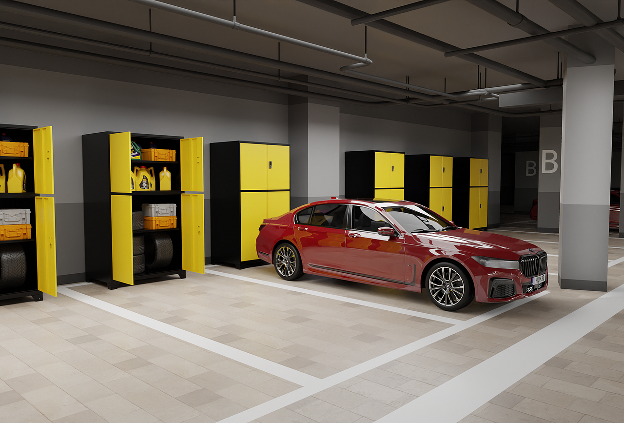 停车位储物柜-车位柜