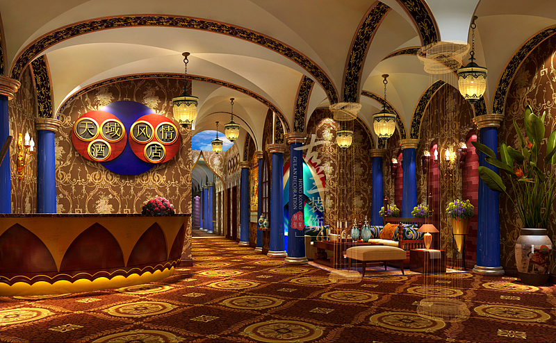 西域风情酒店西藏专业主题酒店装修设计异域文化主题