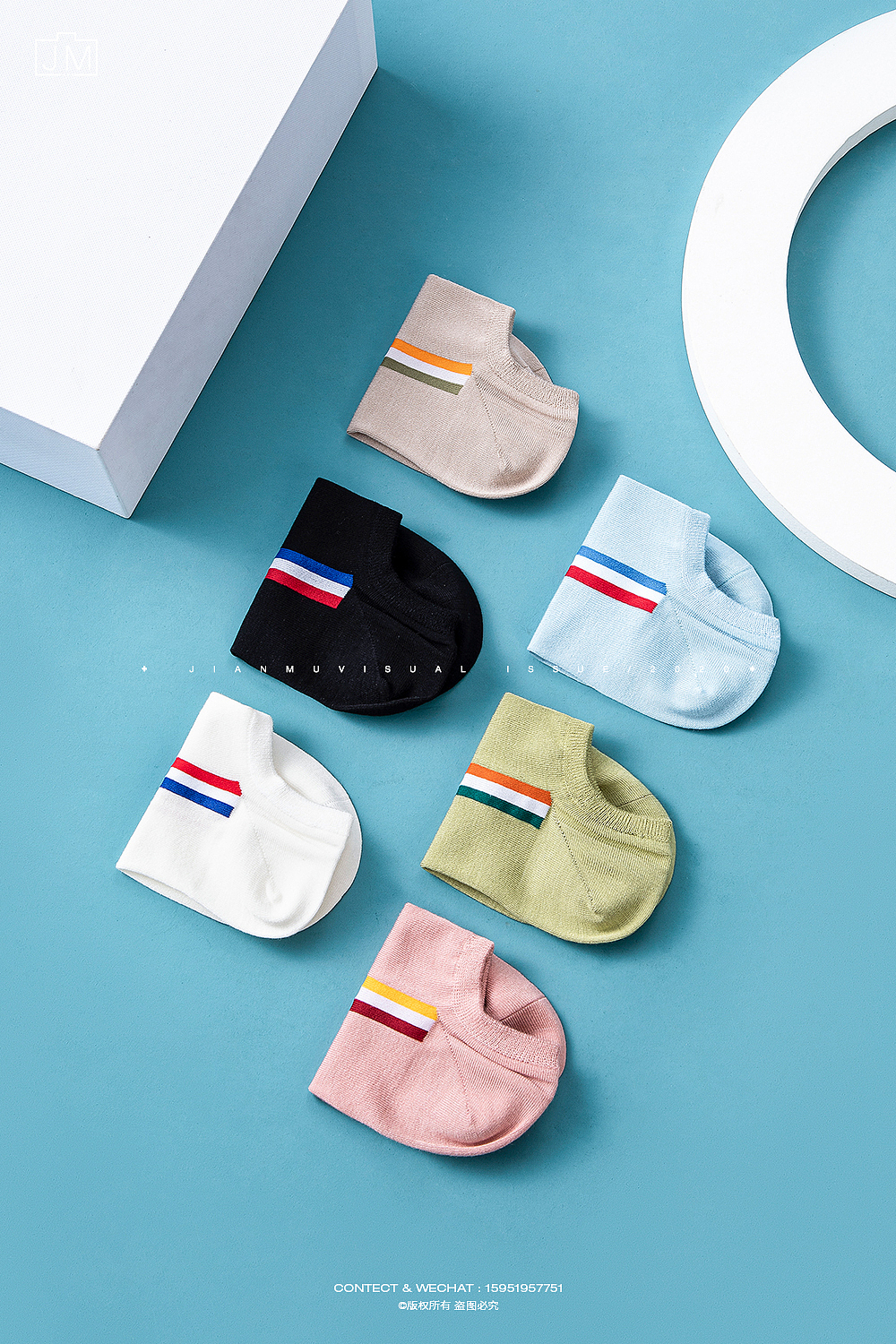 袜子摄影 ✖ 男士女士船袜 短袜长袜静物平铺产品拍摄（图ZMjIyNTQyNTky） - 产品摄影 - 站酷设计师简木视觉原创素材 - 站酷ZCOOL