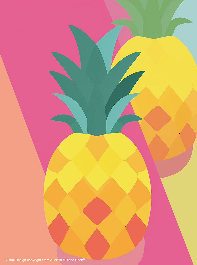 Ai插画|三步搞定水果平面极简风格