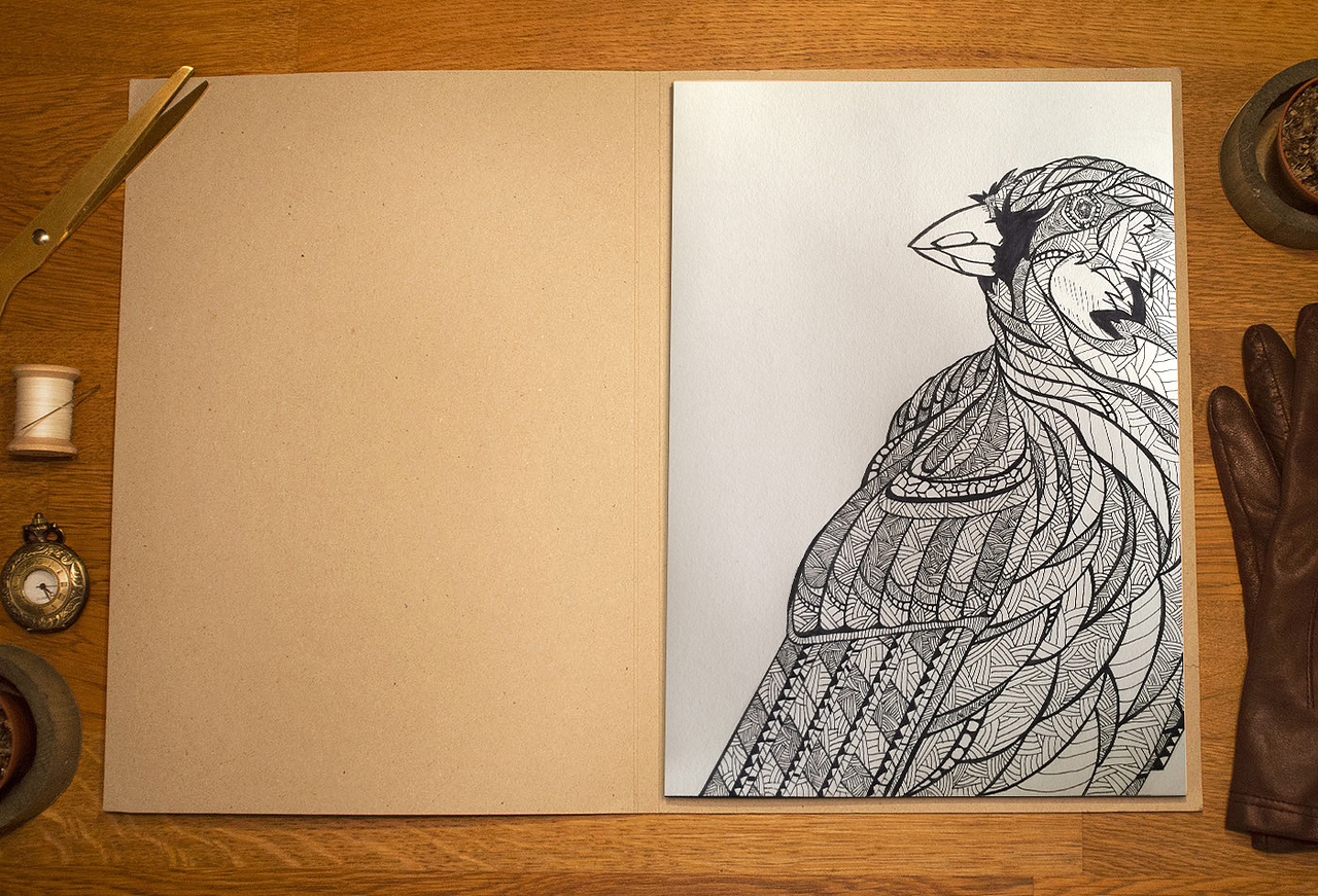 手绘黑白插画练习（图ZNDAyNjkwMTY=） - 商业插画 - 站酷设计师大师兄被妖怪抓走原创素材 - 站酷ZCOOL