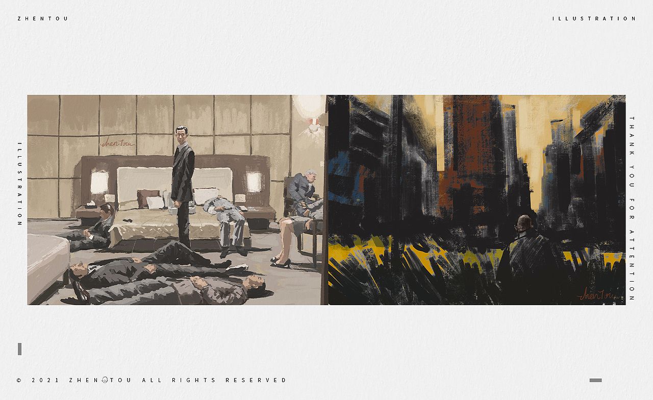 zhentou_2021插画总结（图ZMjgxODQ4MzQw） - 艺术插画 - 站酷设计师枕头_zhentou原创素材 - 站酷ZCOOL