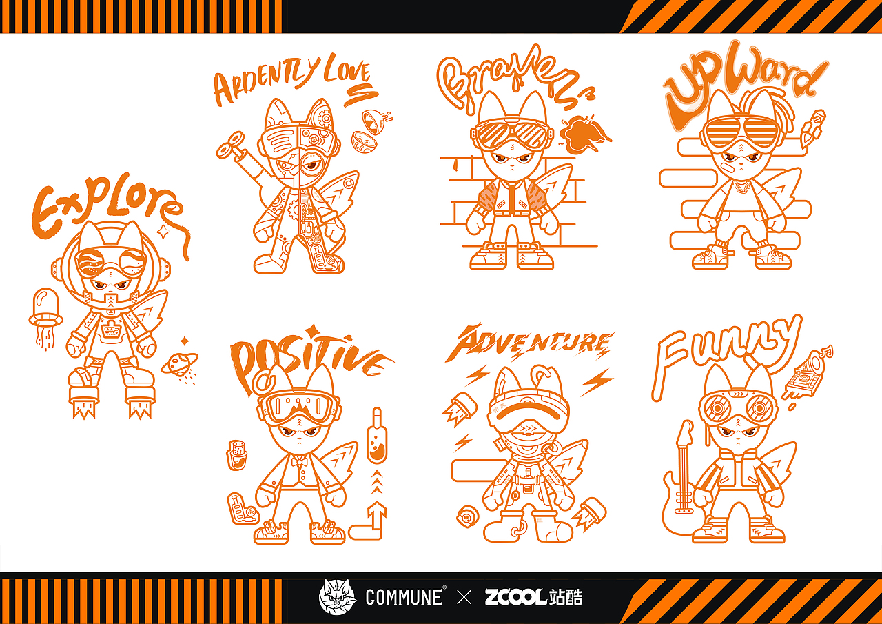 COMMUNE选我所爱-勇气担当幻师（图ZMjc1Nzk3MzIw） - IP形象 - 站酷设计师ketty仪原创素材 - 站酷ZCOOL