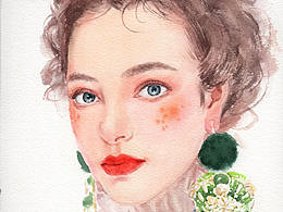 一些水彩人物练习