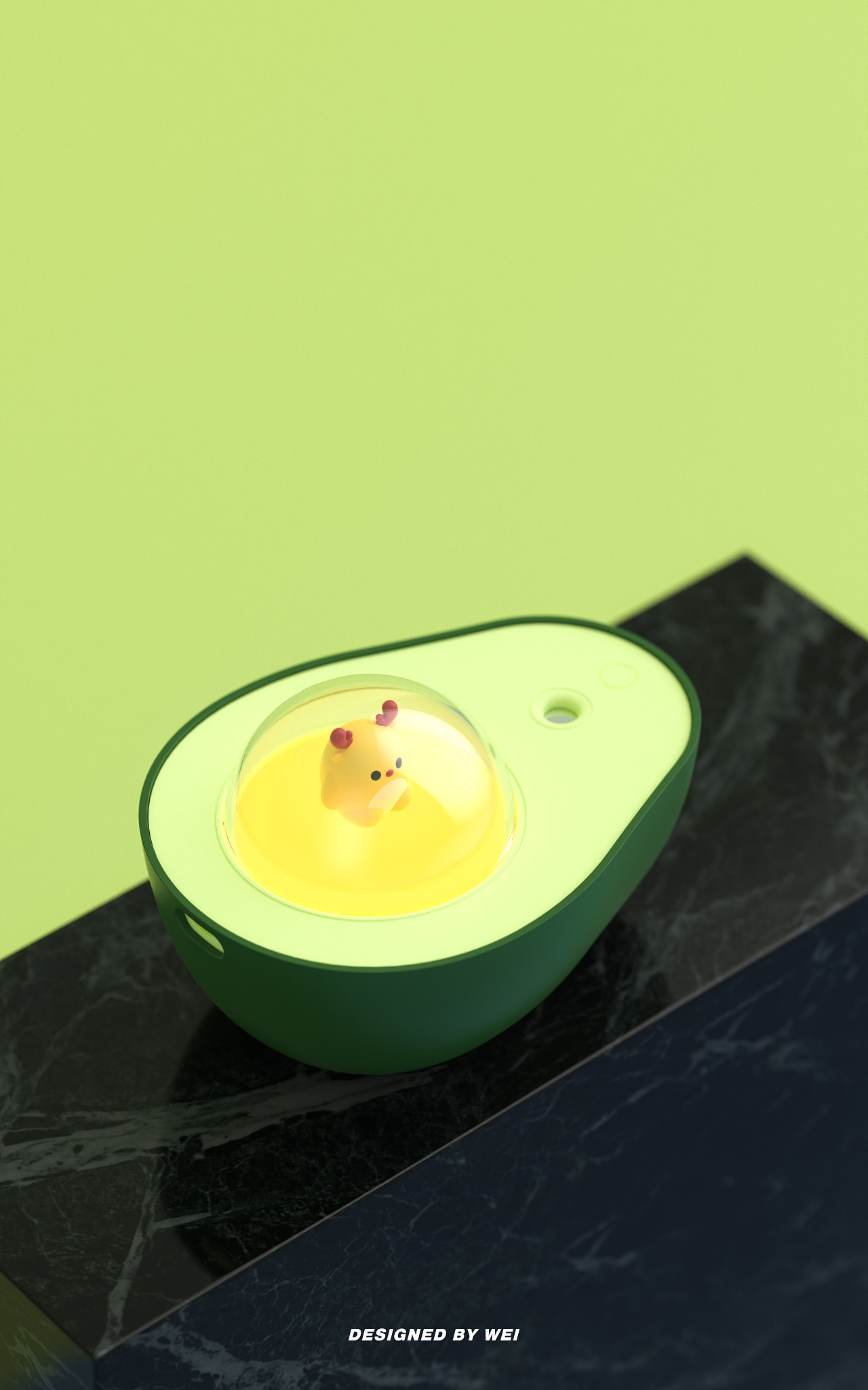 牛油果加湿器设计