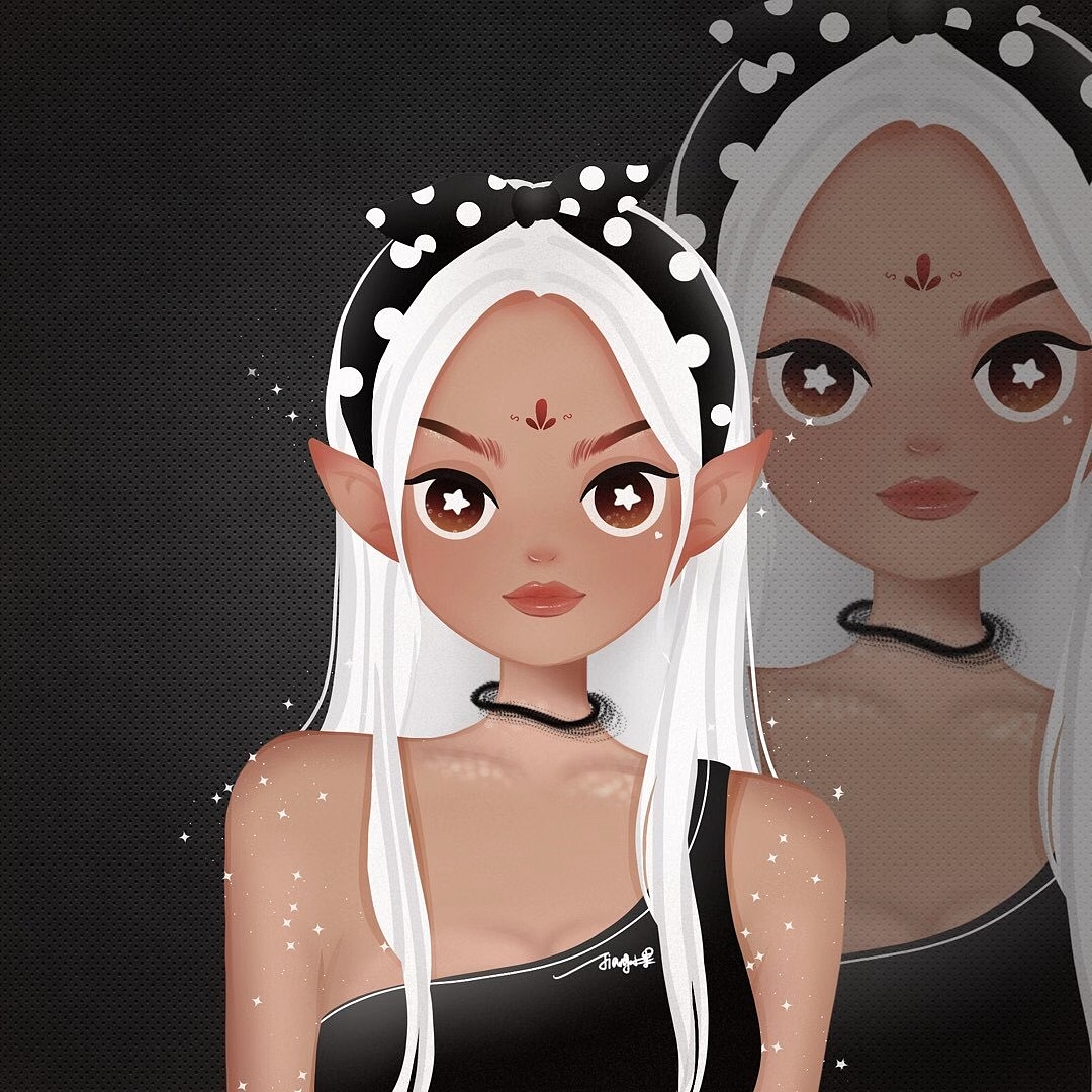 iPad黑暗精靈（圖ZMjI2Mjc2Nzg4） - 創(chuàng)作習(xí)作 - 站酷設(shè)計師畫畫的醬小果原創(chuàng)素材 - 站酷ZCOOL