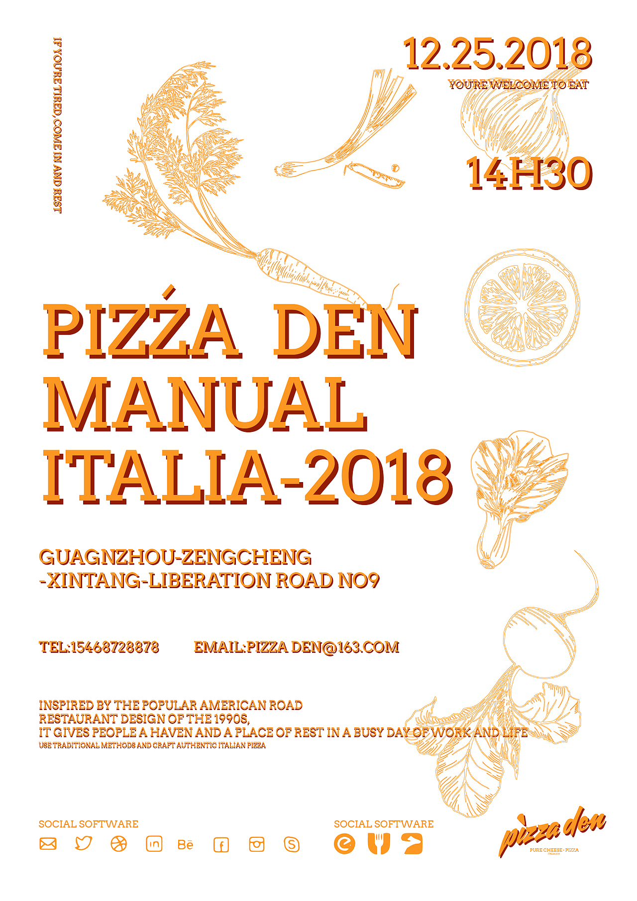 PIZZA DEN-品牌设计项目（图ZMTI4MzY4NTgw） - 品牌 - 站酷设计师香口嘢原创素材 - 站酷ZCOOL