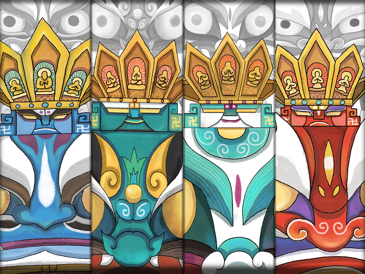 西游录——四大天王