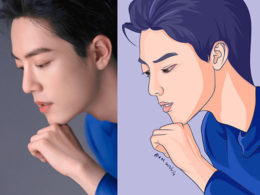 人物肖像簡畫（個人主頁-ZNjM2NTA0MTI=） - 創(chuàng)作習作 - 站酷設計師木木乂原創(chuàng)素材 - 站酷ZCOOL