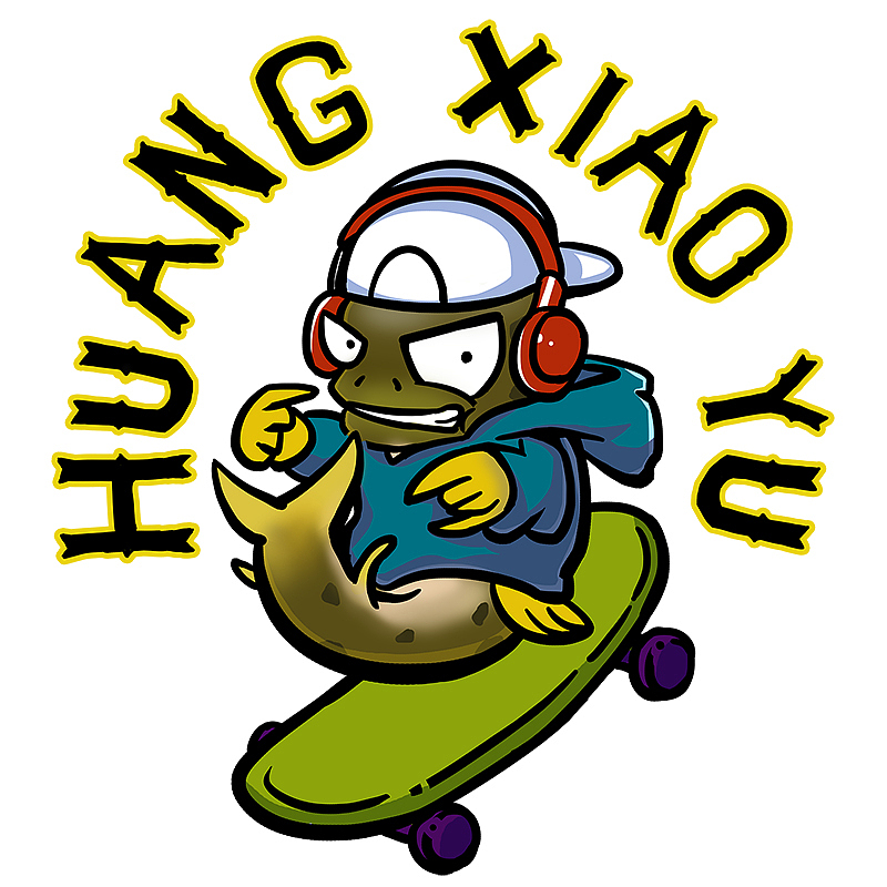湟小鱼衣服LOGO设计