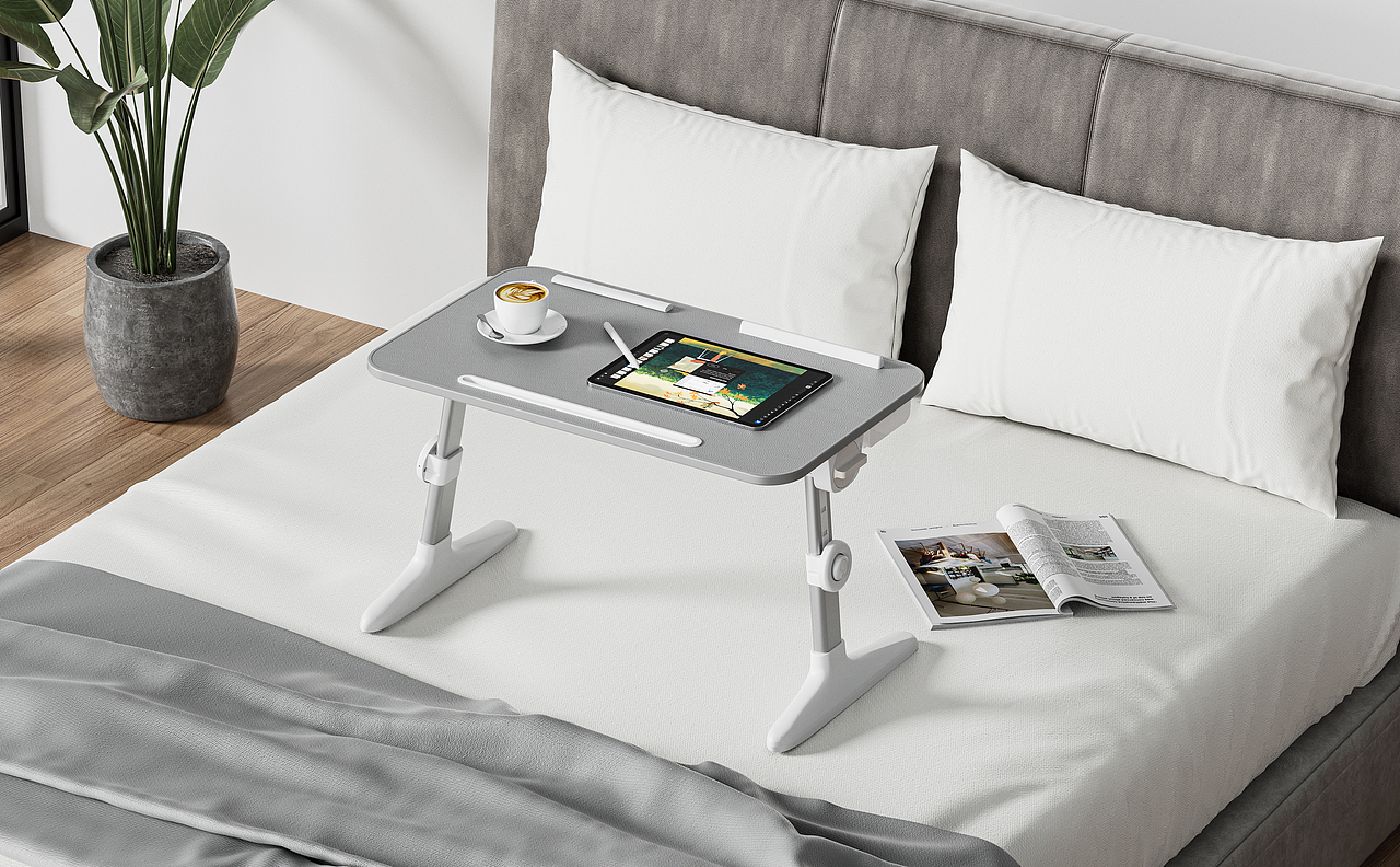 2022年Q1部分工作渲染-床上书桌