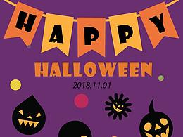 万圣节手机海报