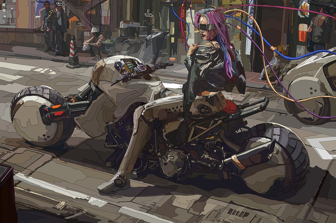 机械城市印象——赛博朋克风格插画创作(图ZMjI3OTM3MzQ4) - 创作习作 - 站酷设计师阿添好困原创素材 - 站酷ZCOOL