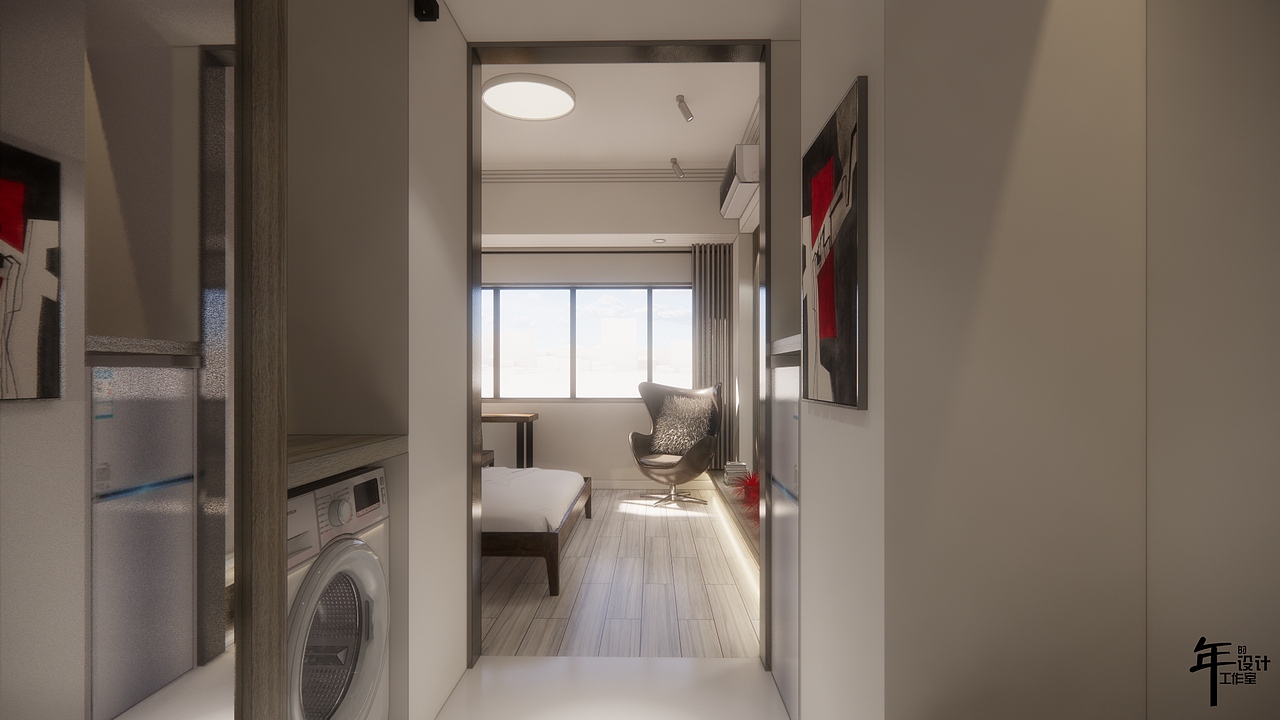 现代小公寓方案设计（图ZMjI5MjkzMDQw） - 家装设计 - 站酷设计师快乐的设计师小年原创素材 - 站酷ZCOOL