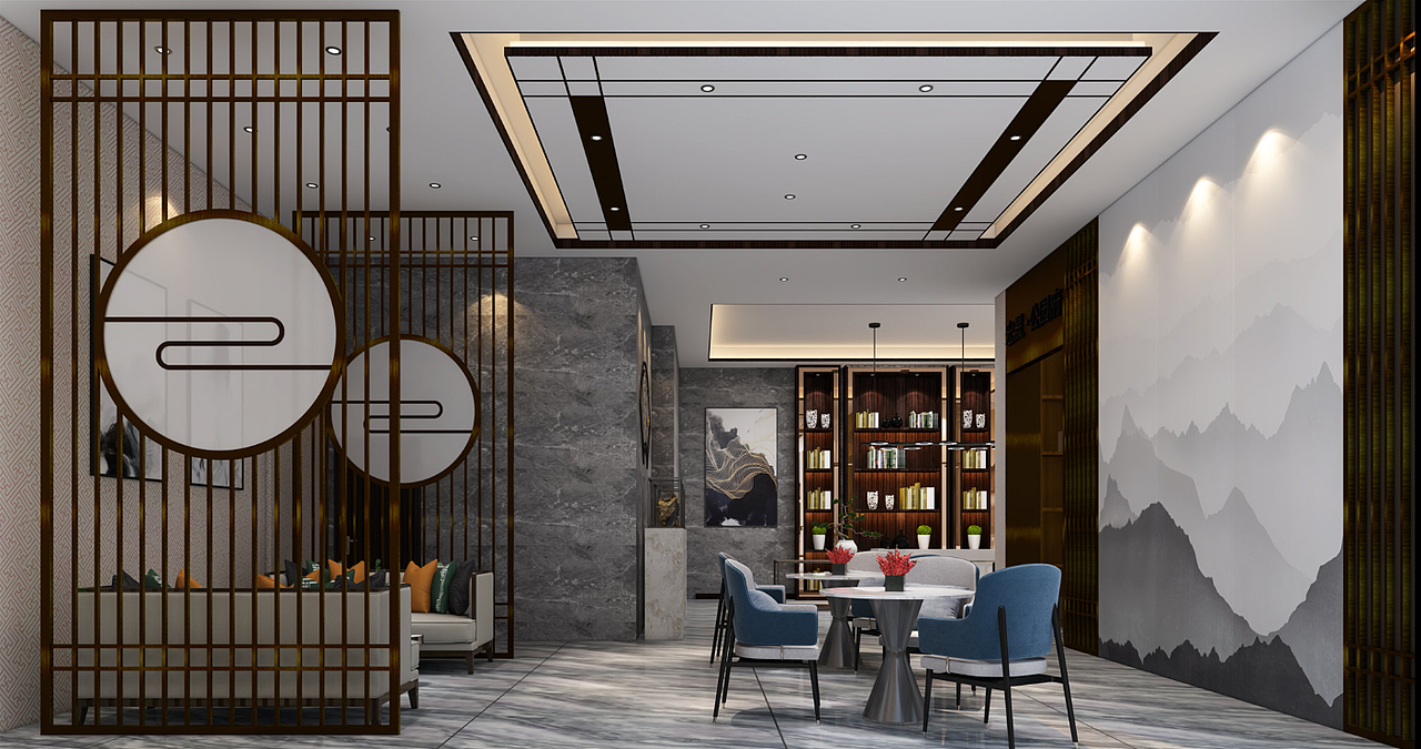 售楼部效果，专业设计工装，家装效果图（图ZMjExNjUwMTU2） - 家装设计 - 站酷设计师张美丽效果图原创素材 - 站酷ZCOOL