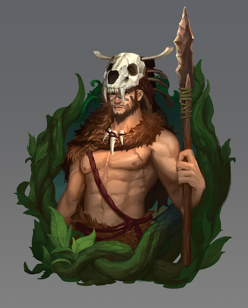 原始人（图ZODY3MDM1NjQ=） - 游戏原画 - 站酷设计师乾坤罗盘原创素材 - 站酷ZCOOL