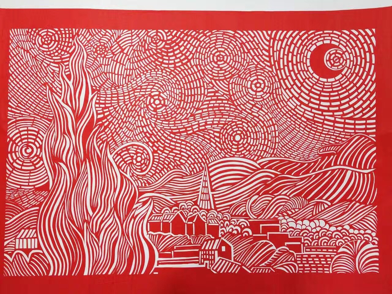 刻纸•星空_light22-站酷zcool