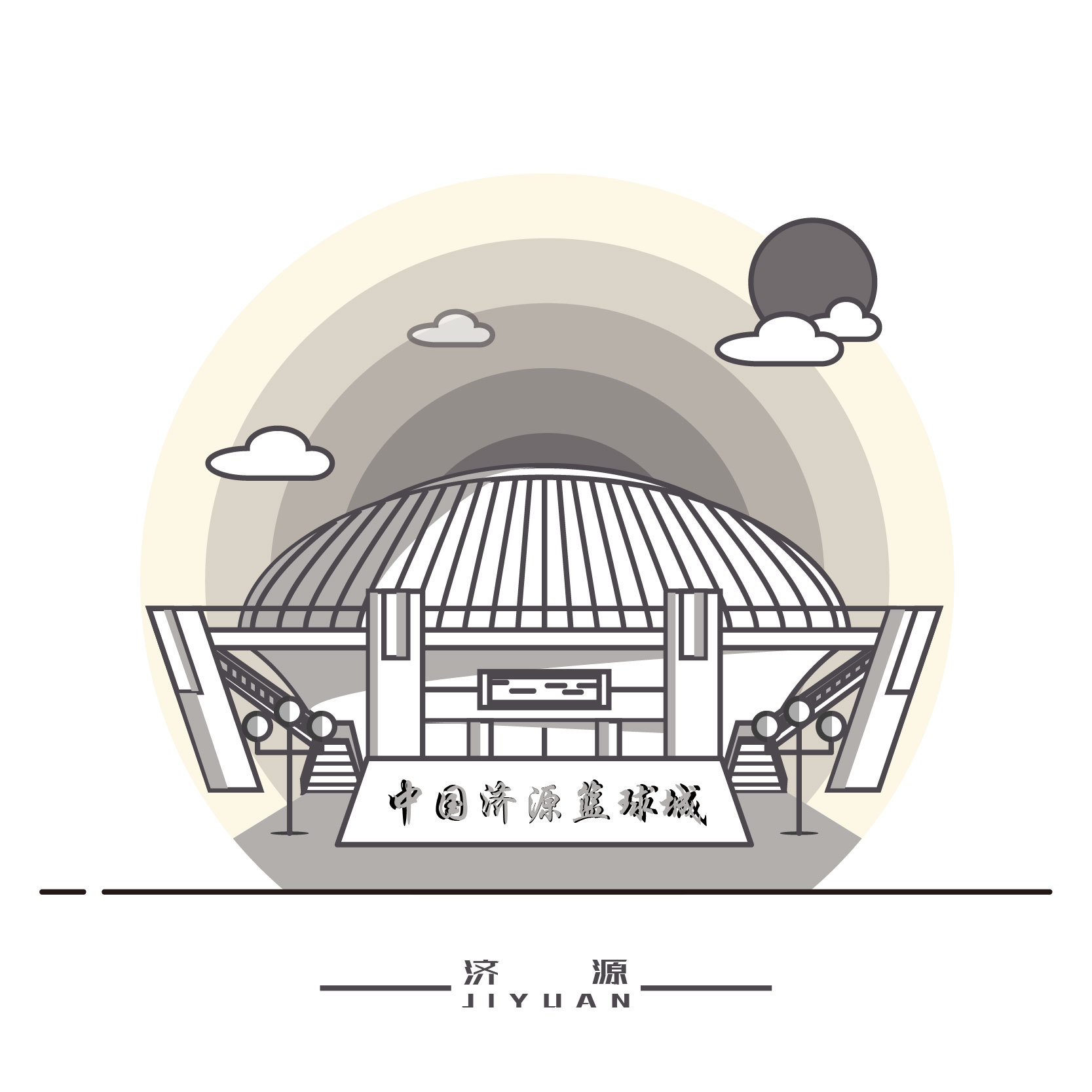 河南省地标,以后会补齐|插画|商业插画|xv188cm - 原创作品 - 站酷