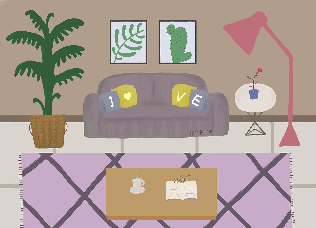 避风港|插画|商业插画|锦子会发光_原创作品-站酷zcool