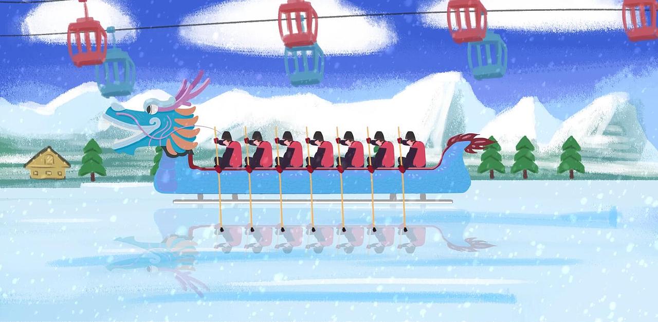 插画风动画——端午节的故事（图ZMTE4NTc0NTIw） - 动画片 - 站酷设计师钢棍蟹师傅原创素材 - 站酷ZCOOL