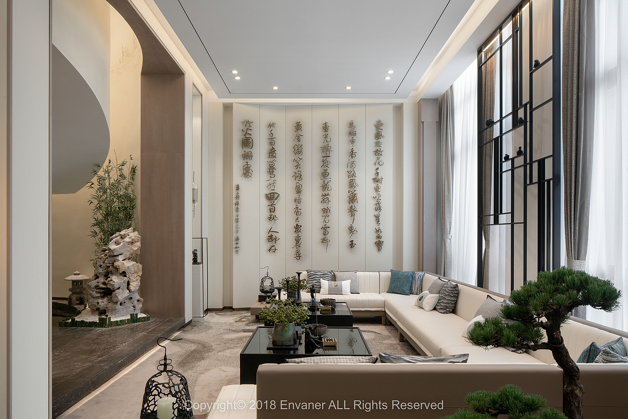 【恩万建筑摄影】天津世贸国风雅颂售楼处（图ZMTI2NzQ4NzUy） - 环境/建筑摄影 - 站酷设计师ENVSTU原创素材 - 站酷ZCOOL